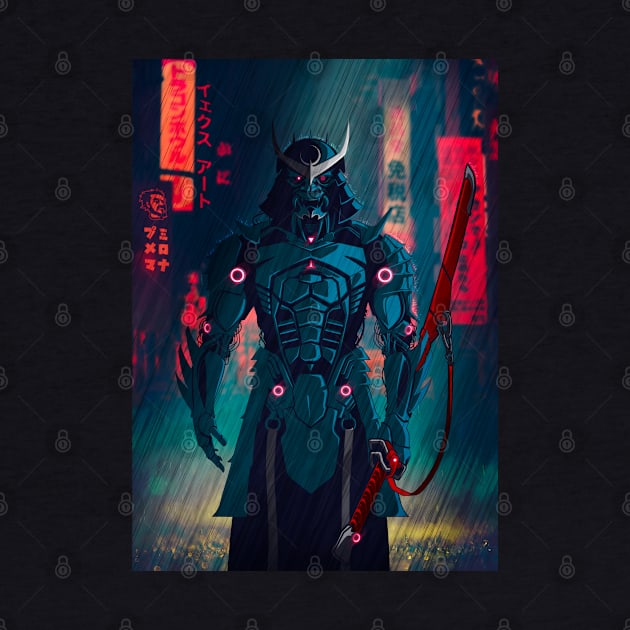 077 Cyborg Samurai by Yexart